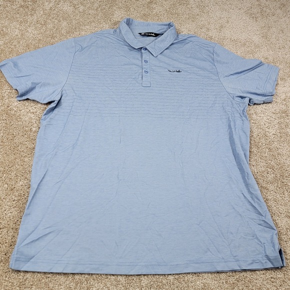 Travis Mathew Other - Travis Mathew Mens Light Blue Polo Shirt Short Sleeve Golf Casual Size XXL